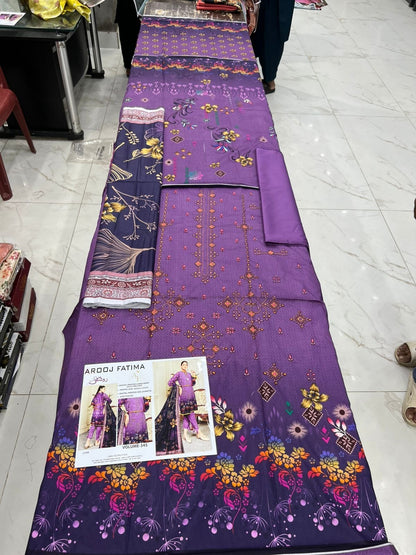 Roshni by Arooj Fatima Embroidered Original 3PC