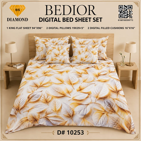 BEDIOR 5PCS DIGITAL BED SHEET SET 10253