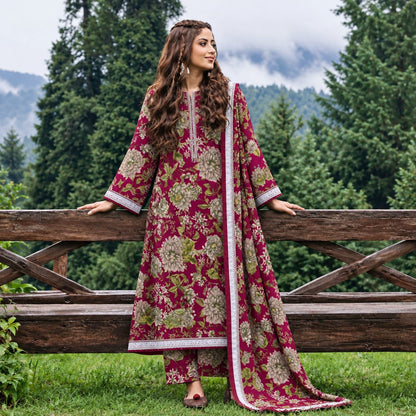 Branded Classic Khaddar 3PC