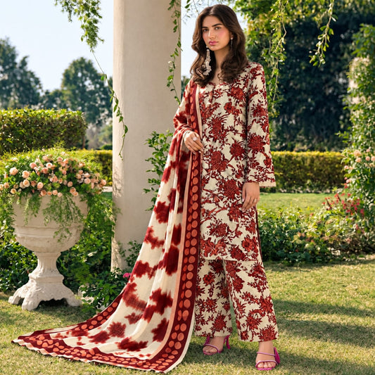 Branded Classic Khaddar 3PC