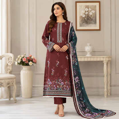 Noor Premium Lawn 3PC