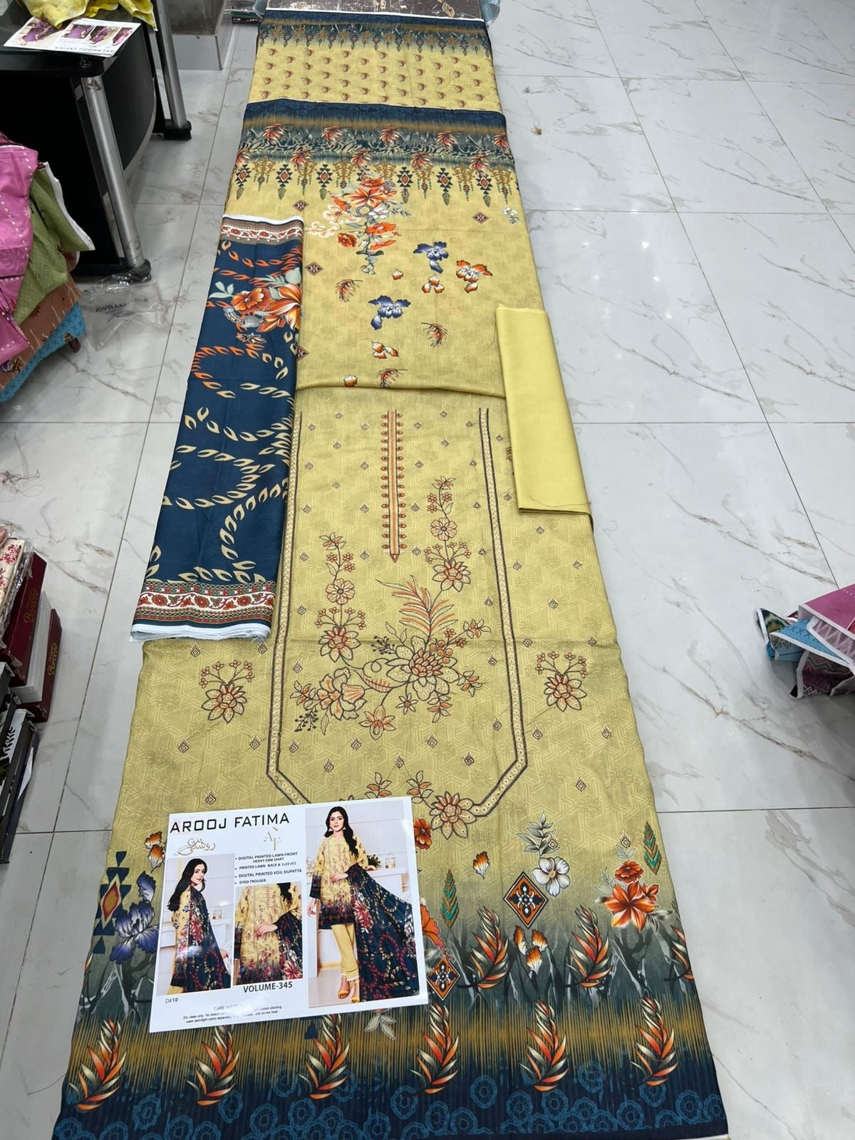 Roshni by Arooj Fatima Embroidered Original 3PC