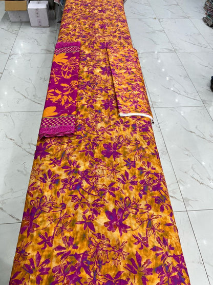 Bareeze Lawn 3-Piece with Embroidered Dupatta