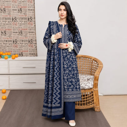 GUL-E-JAAN MARINA WOOL PRINTED 3PC