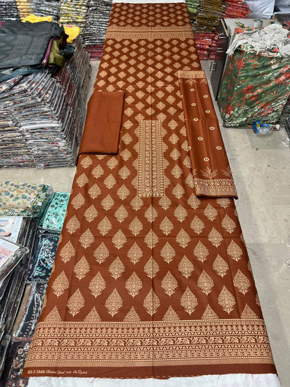 GUL-E-JAAN MARINA WOOL PRINTED 3PC