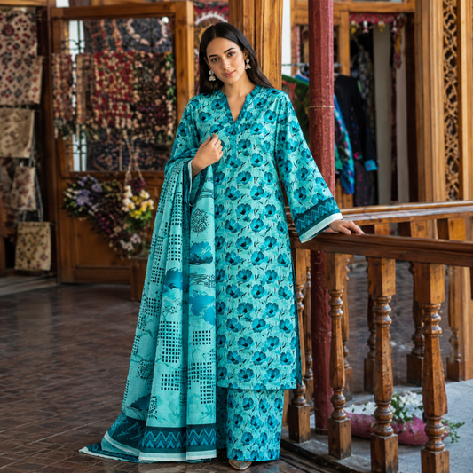 Branded Classic Khaddar 3PC