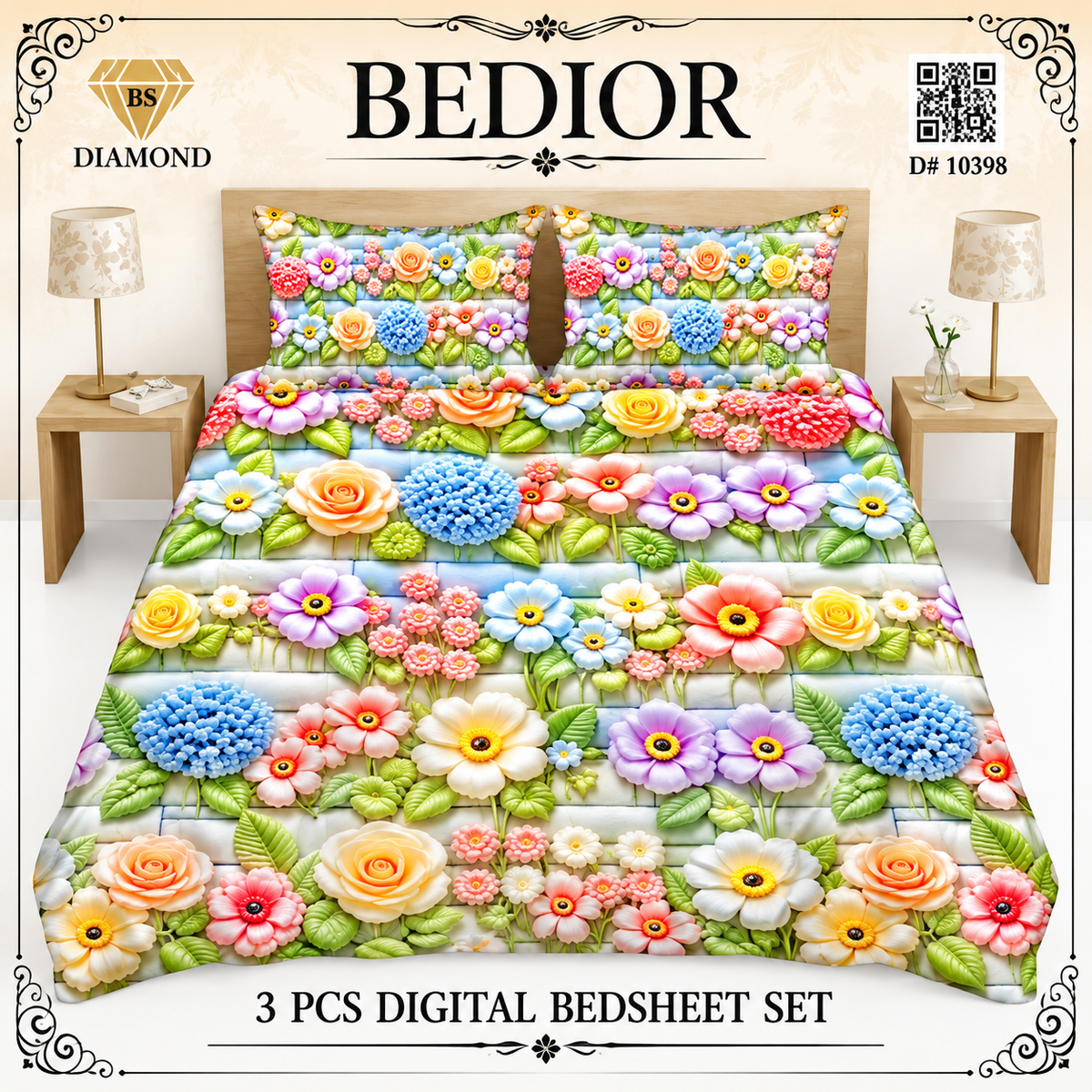 3 PC BEDDING COLLECTION 10398