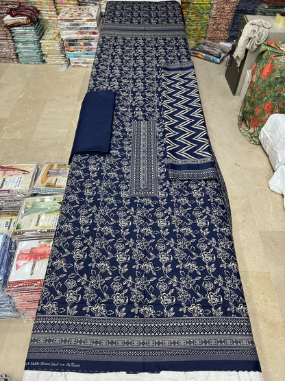 GUL-E-JAAN MARINA WOOL PRINTED 3PC
