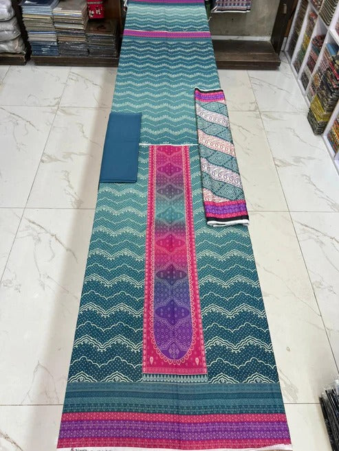 Zarqoon Lawn 3PC – Soft & Elegant Edition