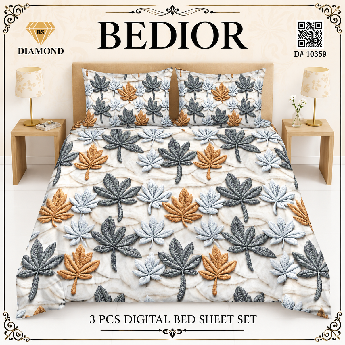 3 PC BEDDING COLLECTION 10359