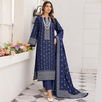 GUL-E-JAAN MARINA WOOL PRINTED 3PC