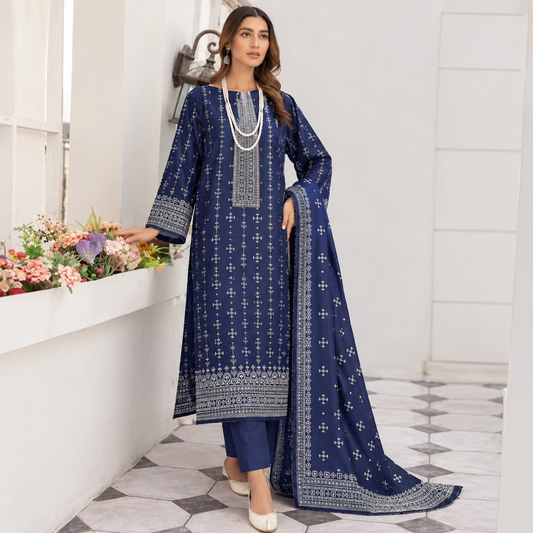 GUL-E-JAAN MARINA WOOL PRINTED 3PC