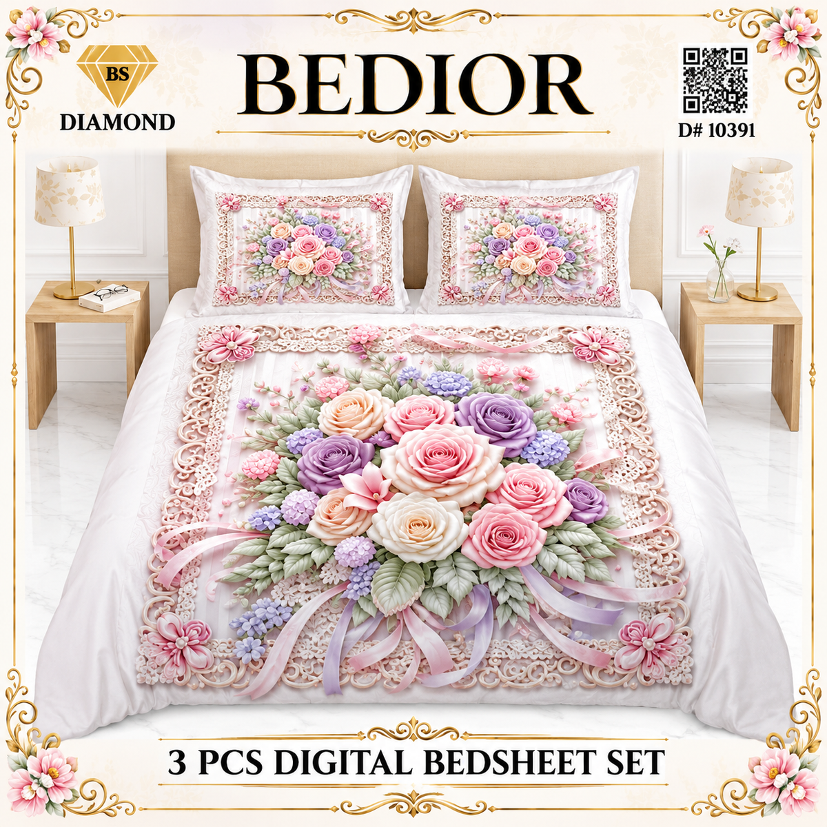 3 PC BEDDING COLLECTION  10391