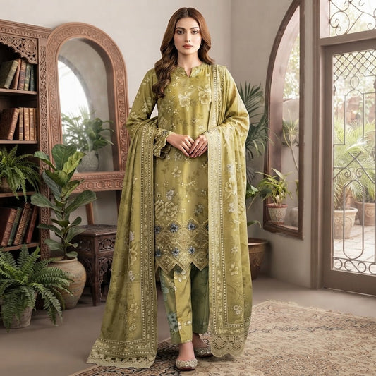 Zareen Boring Embroidered Linen