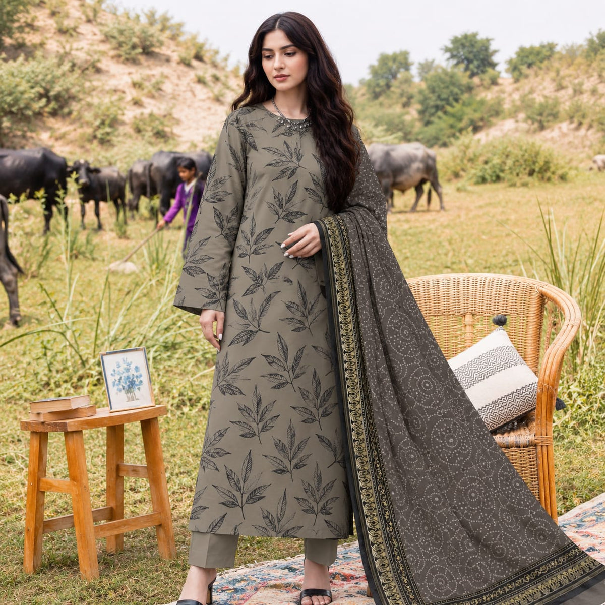 Dhanak Mareena 3-Piece