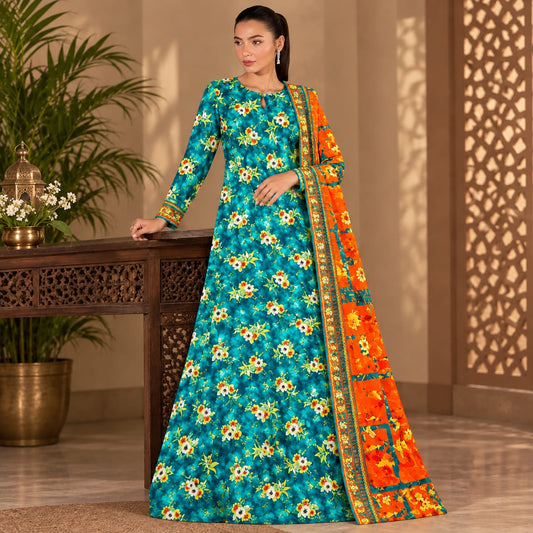 Bareeze Printed Linen 3PC