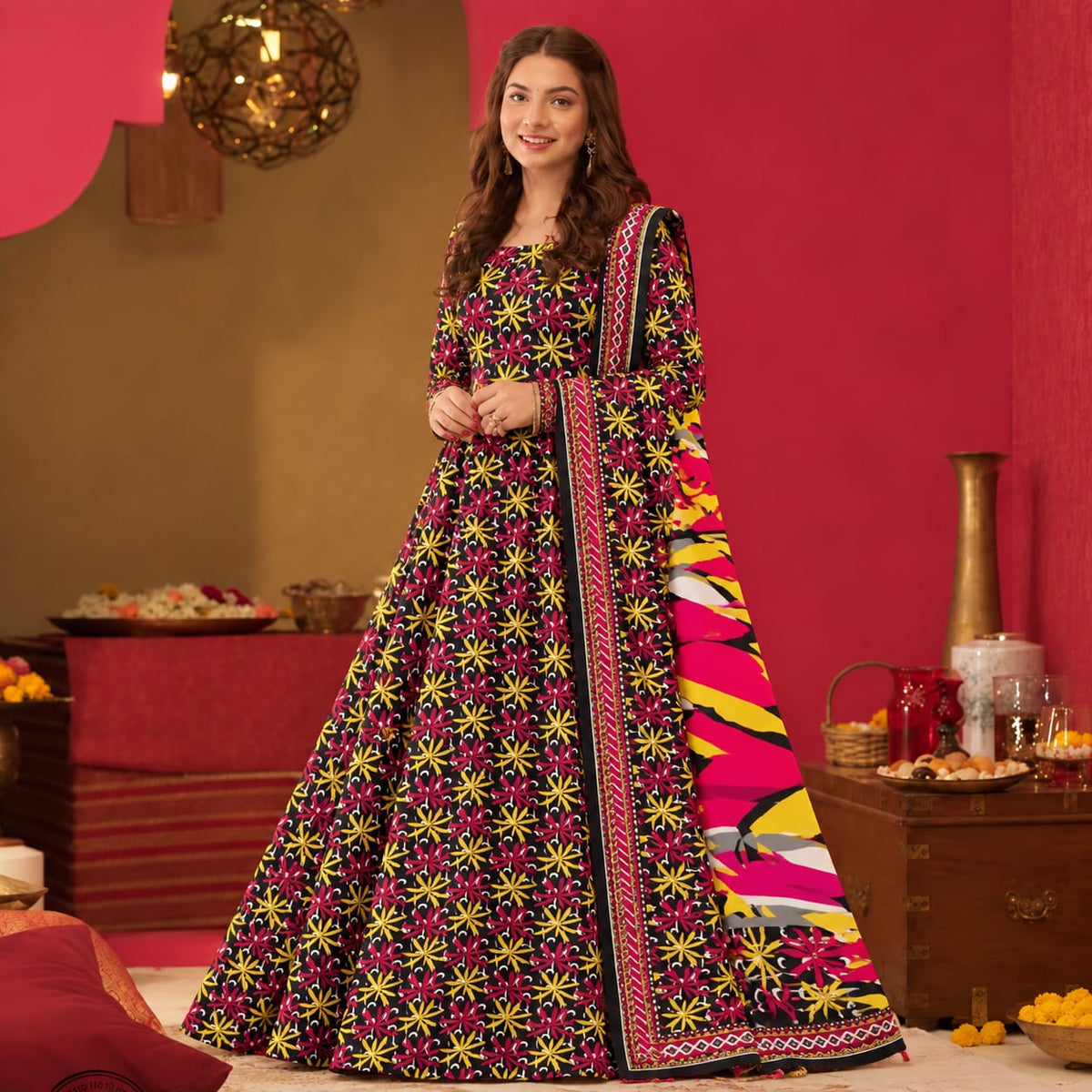 Bareeze Printed Linen 3PC