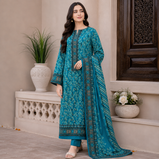 Resham Chamki Lawn 3PC Unstitched – Summer Special