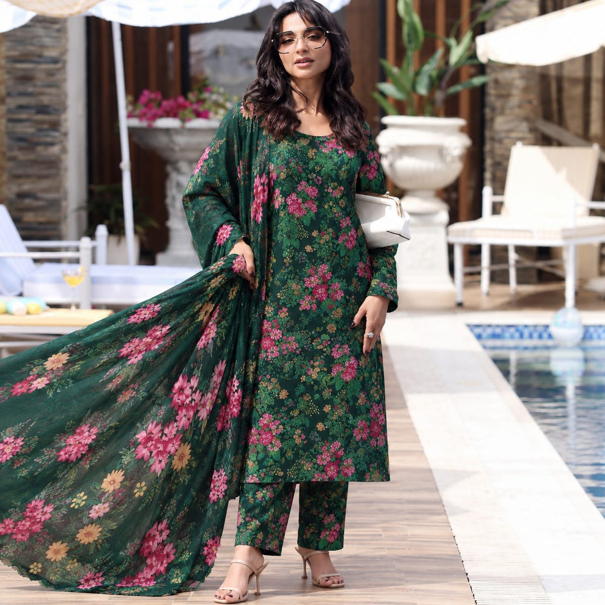 Baroque Linen Dupatta D#29096-A