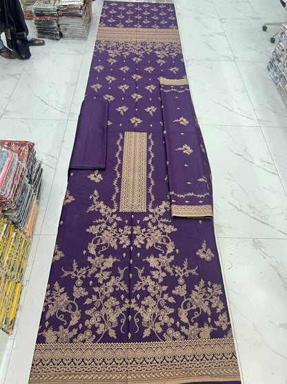 GUL-E-JAAN MARINA WOOL PRINTED 3PC