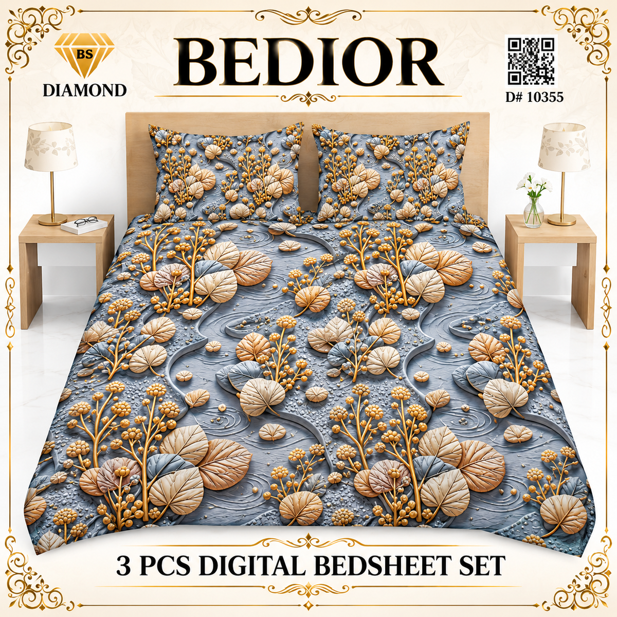 3 PC BEDDING COLLECTION  10355