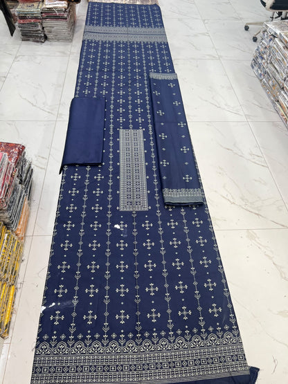 GUL-E-JAAN MARINA WOOL PRINTED 3PC