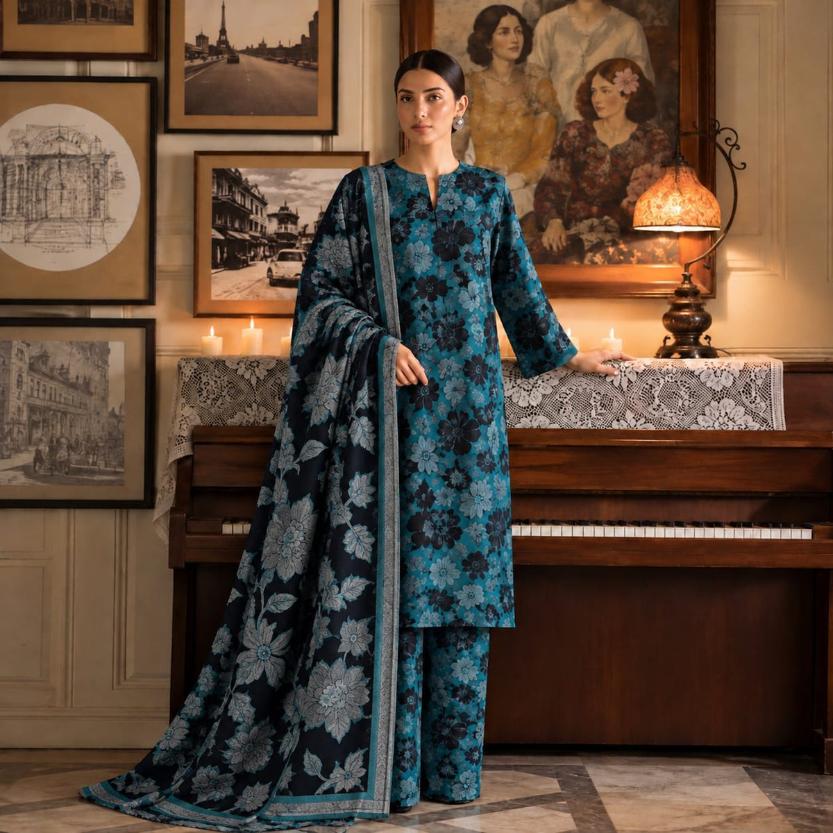 Dhanak Mareena 3-Piece