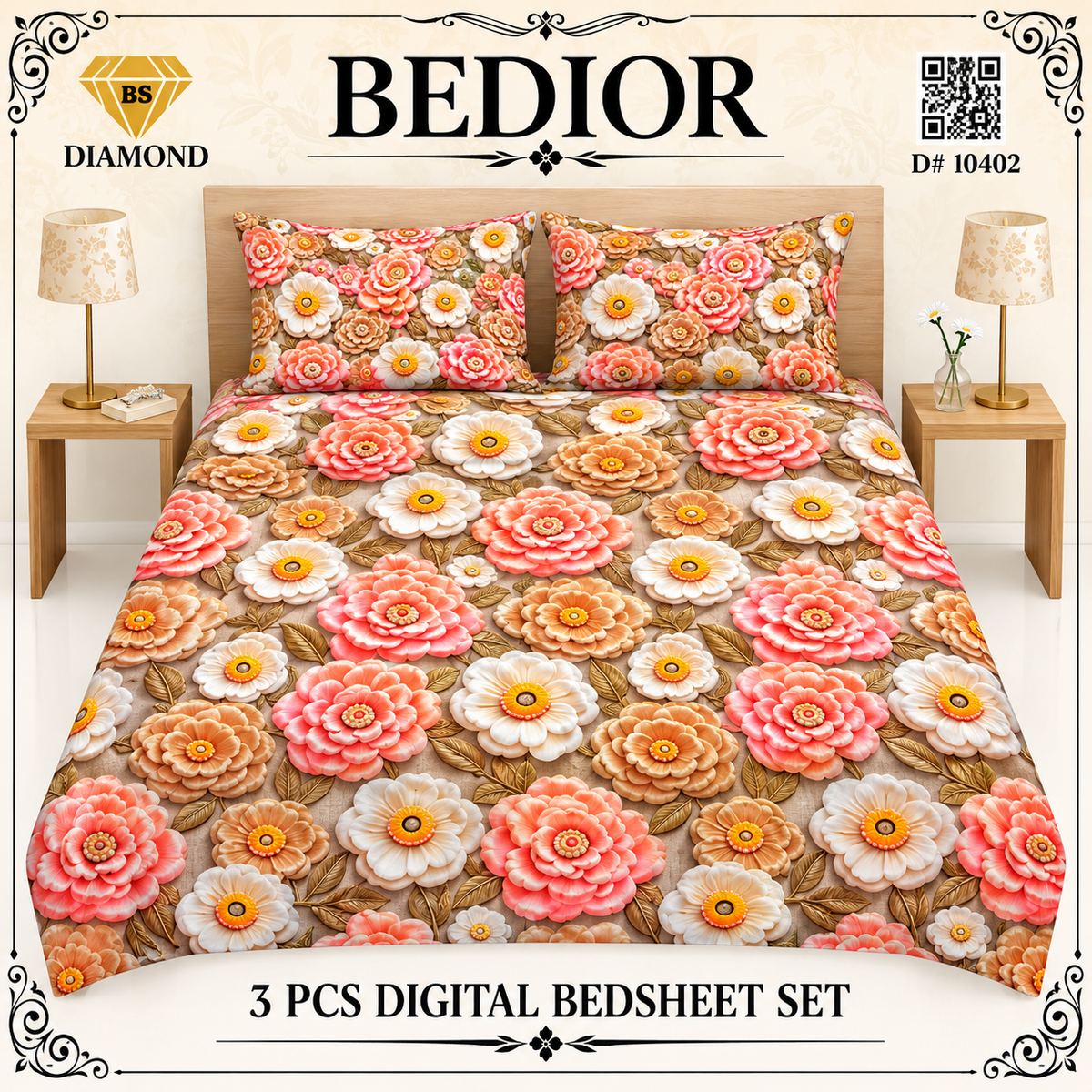 3 PC BEDDING COLLECTION 10402