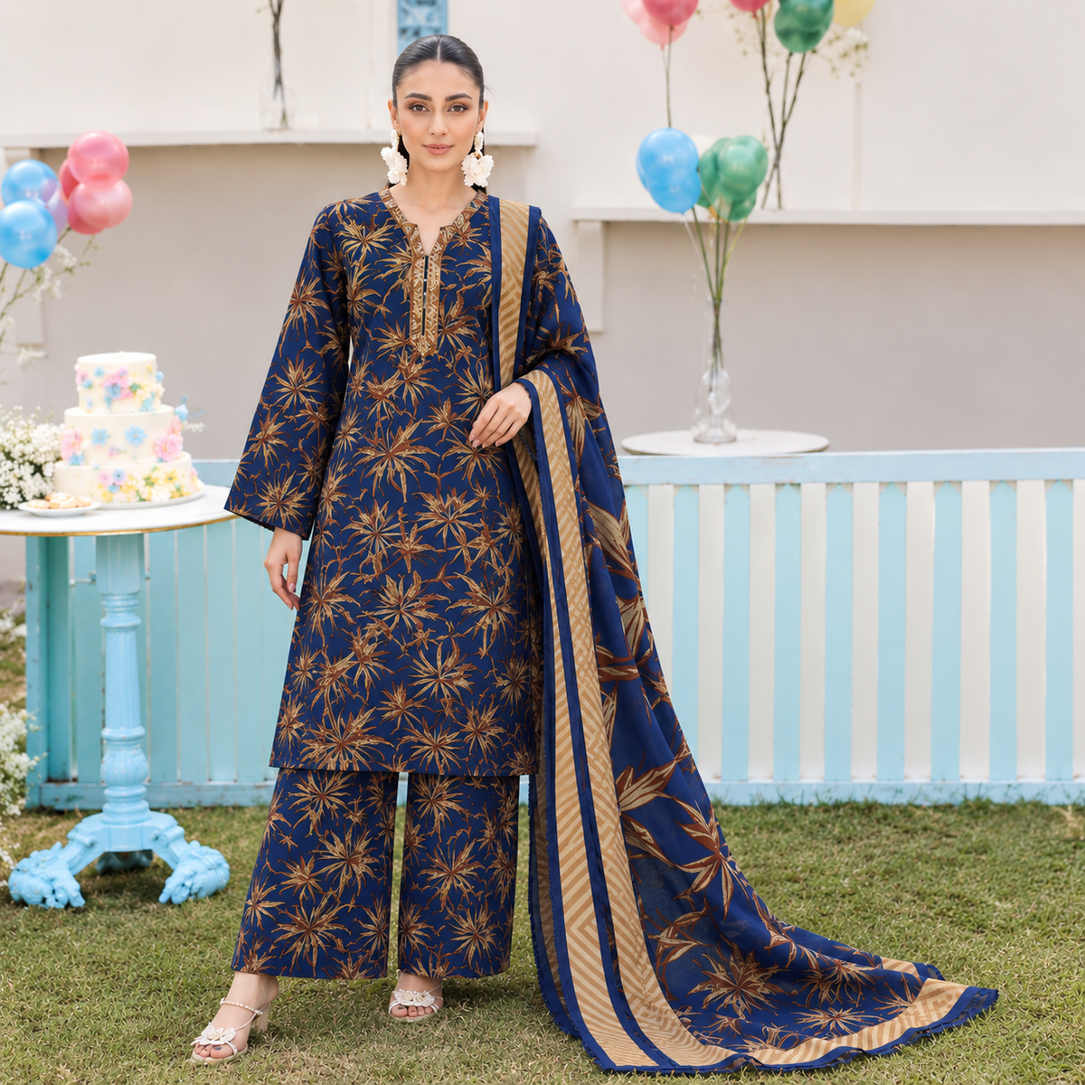Dhanak Mareena 3-Piece