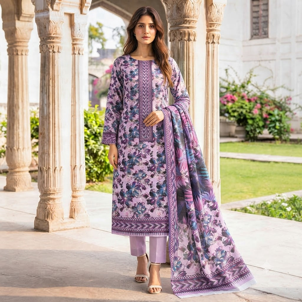 Noor Premium Lawn 3PC