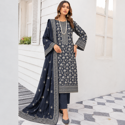 GUL-E-JAAN MARINA WOOL PRINTED 3PC