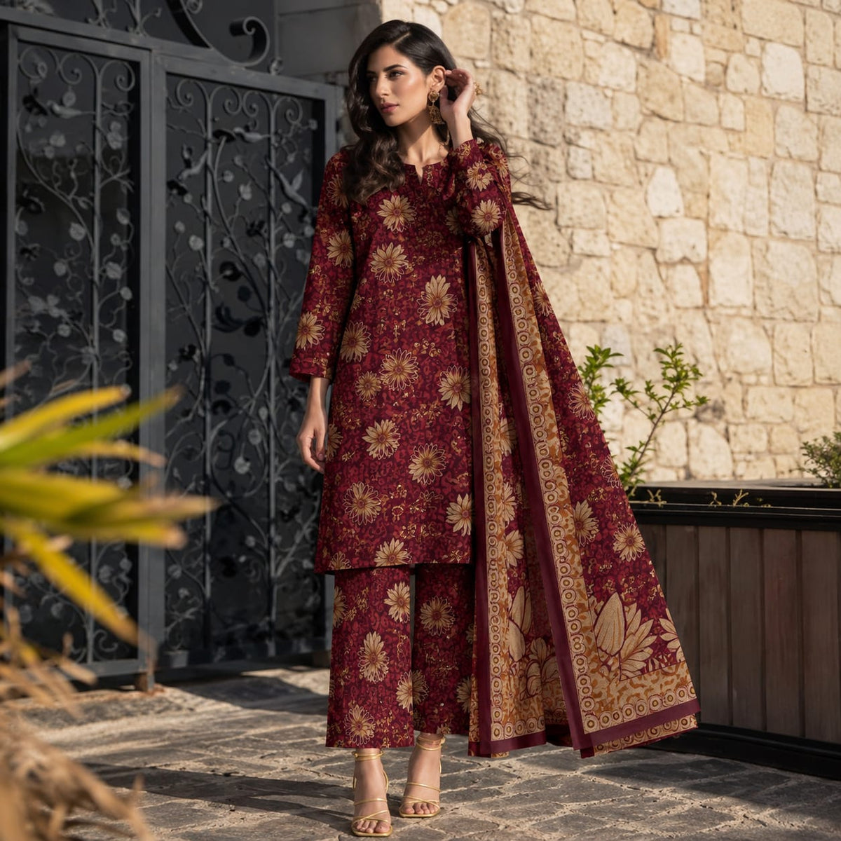 Dhanak Mareena 3-Piece