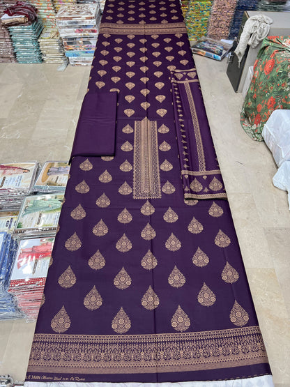 GUL-E-JAAN MARINA WOOL PRINTED 3PC