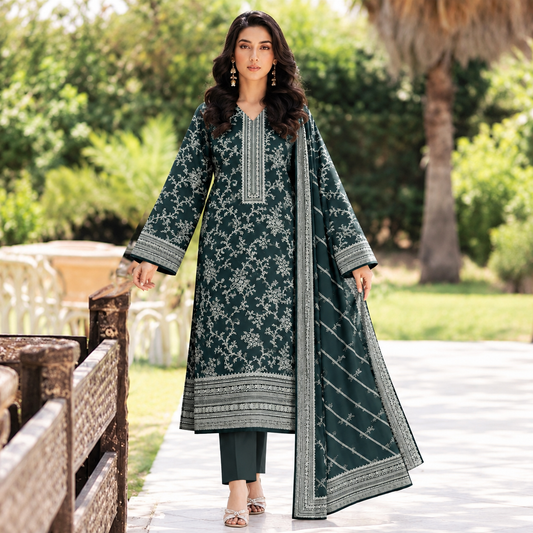 GUL-E-JAAN MARINA WOOL PRINTED 3PC