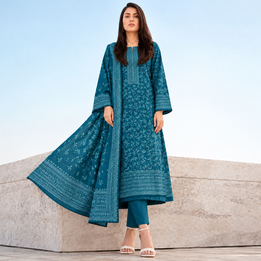 GUL-E-JAAN MARINA WOOL PRINTED 3PC