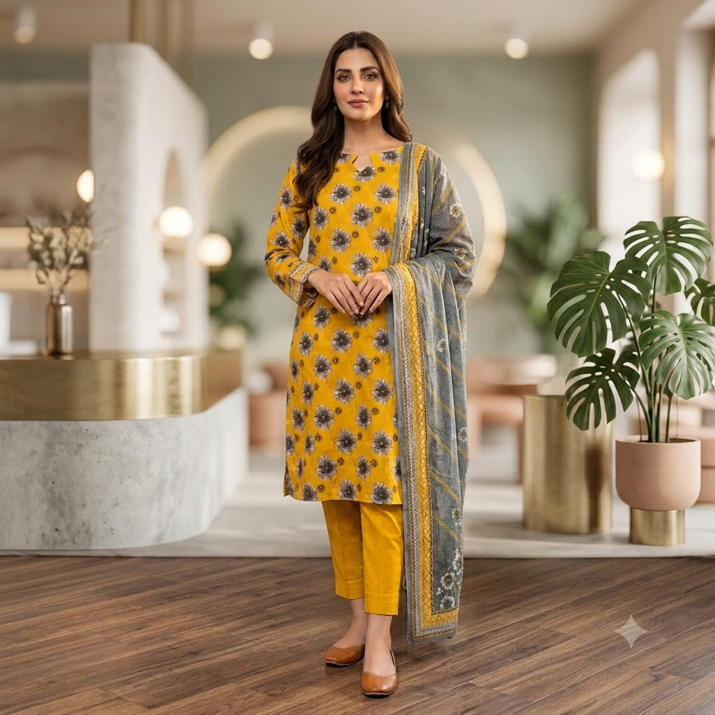 Almirah Original Bana Dora Lawn 3PC