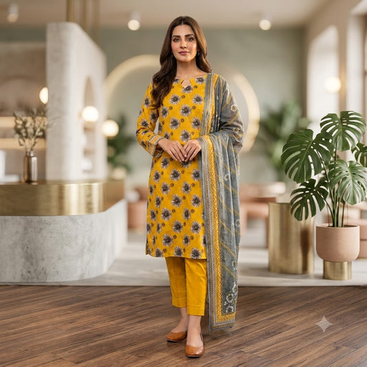 Almirah Original Bana Dora Lawn 3PC