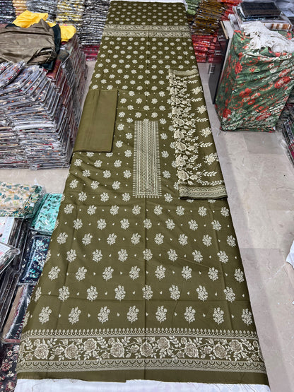 GUL-E-JAAN MARINA WOOL PRINTED 3PC