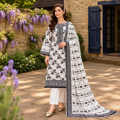 Premium Khaddar 3pc