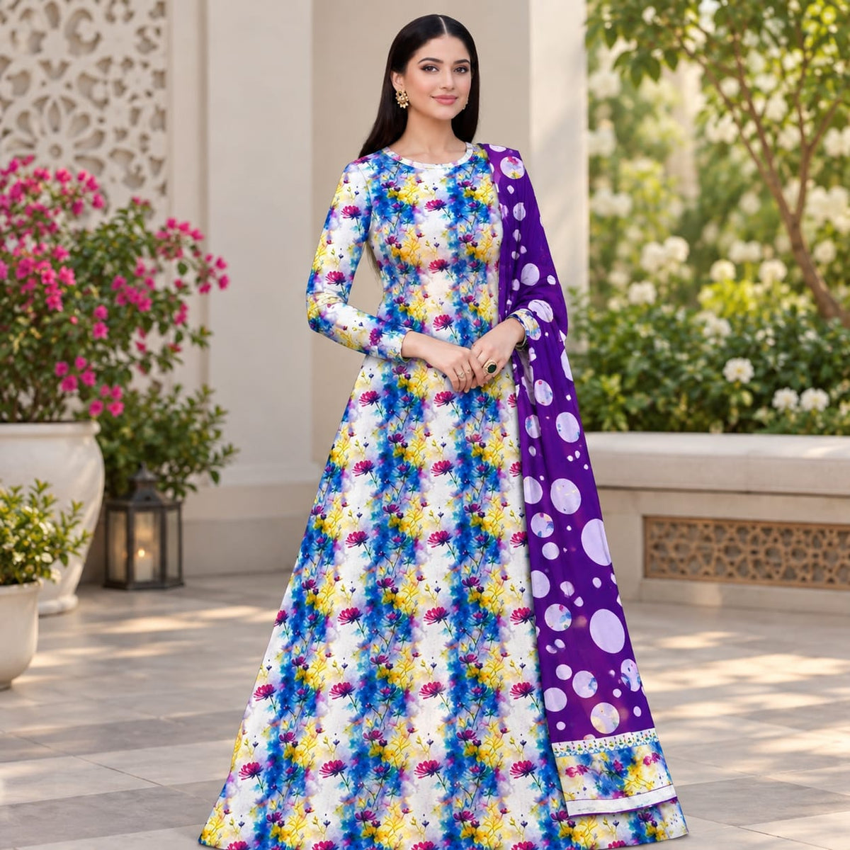 Bareeze Printed Linen 3PC
