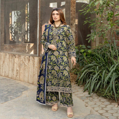 Branded Classic Khaddar 3PC