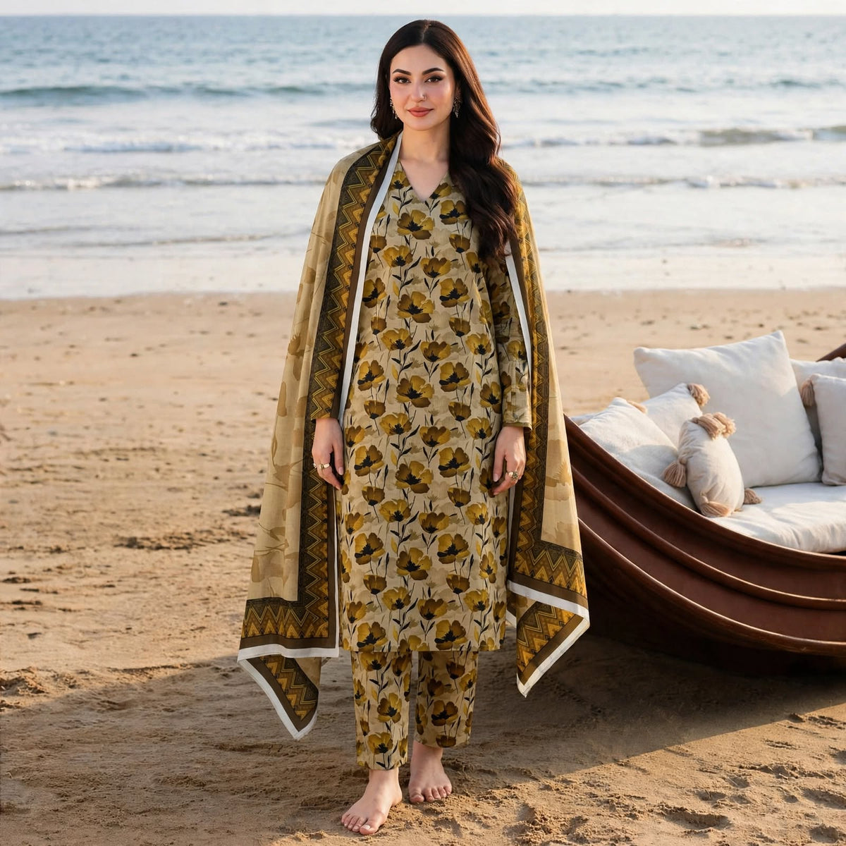 Branded Classic Khaddar 3PC