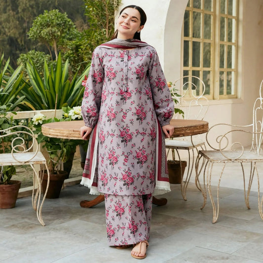 Branded Classic Khaddar 3PC