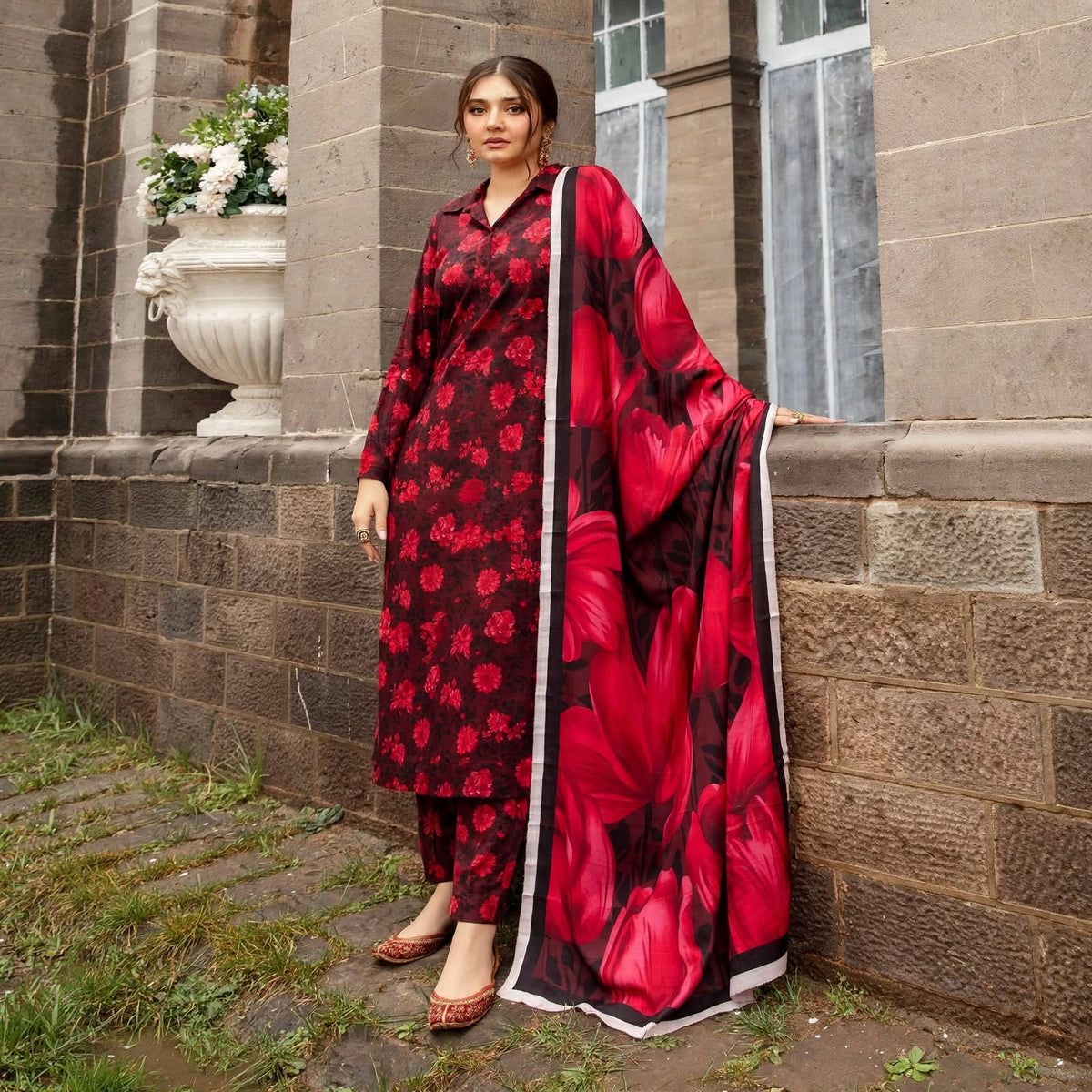 Branded Classic Khaddar 3PC