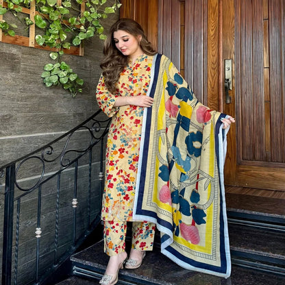 Branded Classic Khaddar 3PC