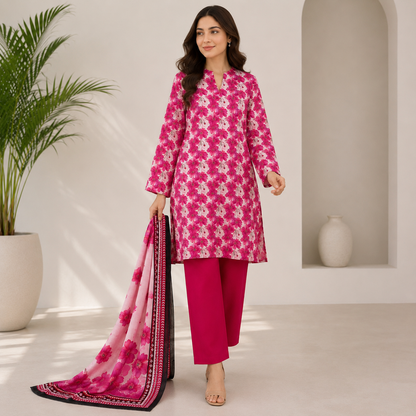 Summer Original Printed Lawn 3-PC