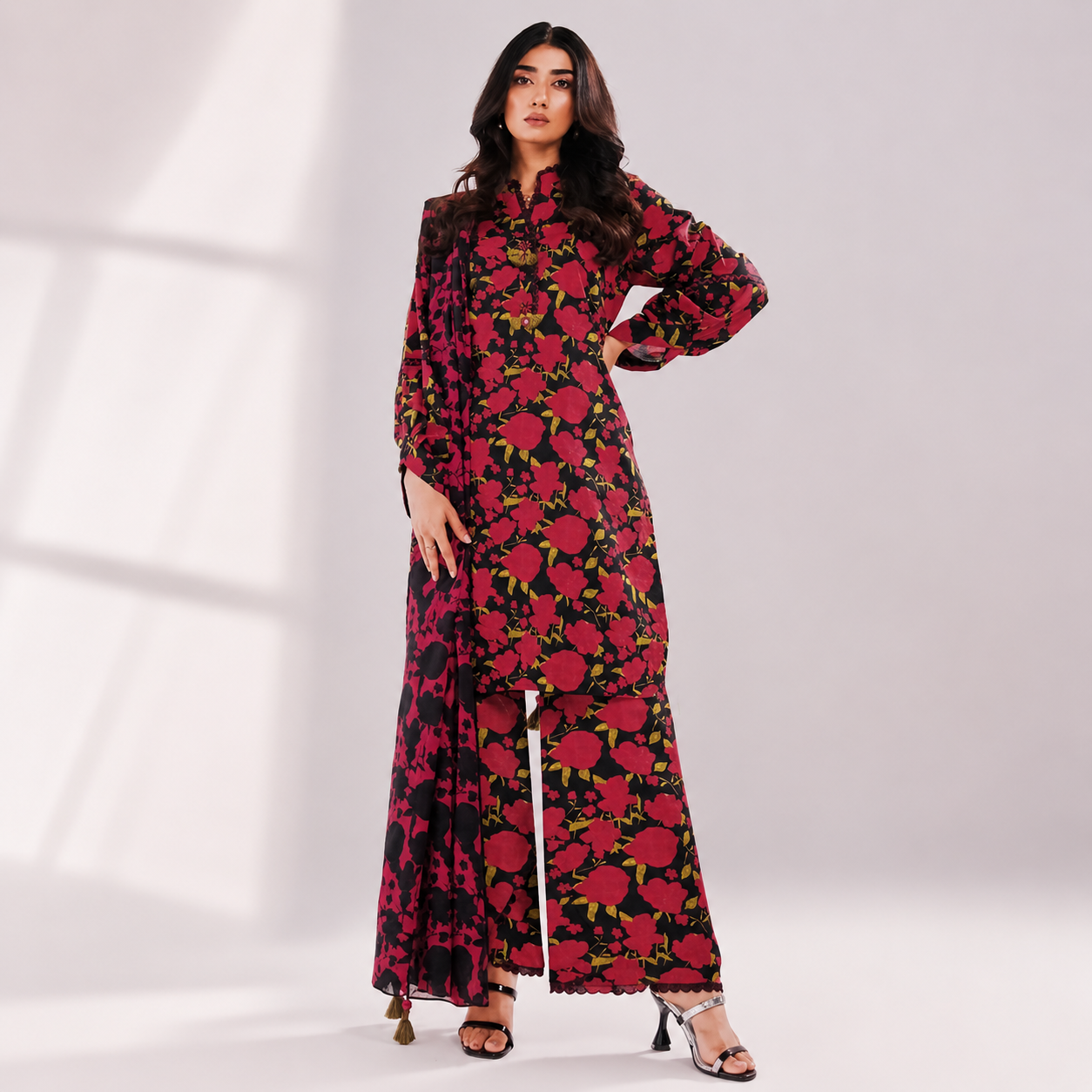 LAWN DUPATTA 3PC BRANDED COLLECTION